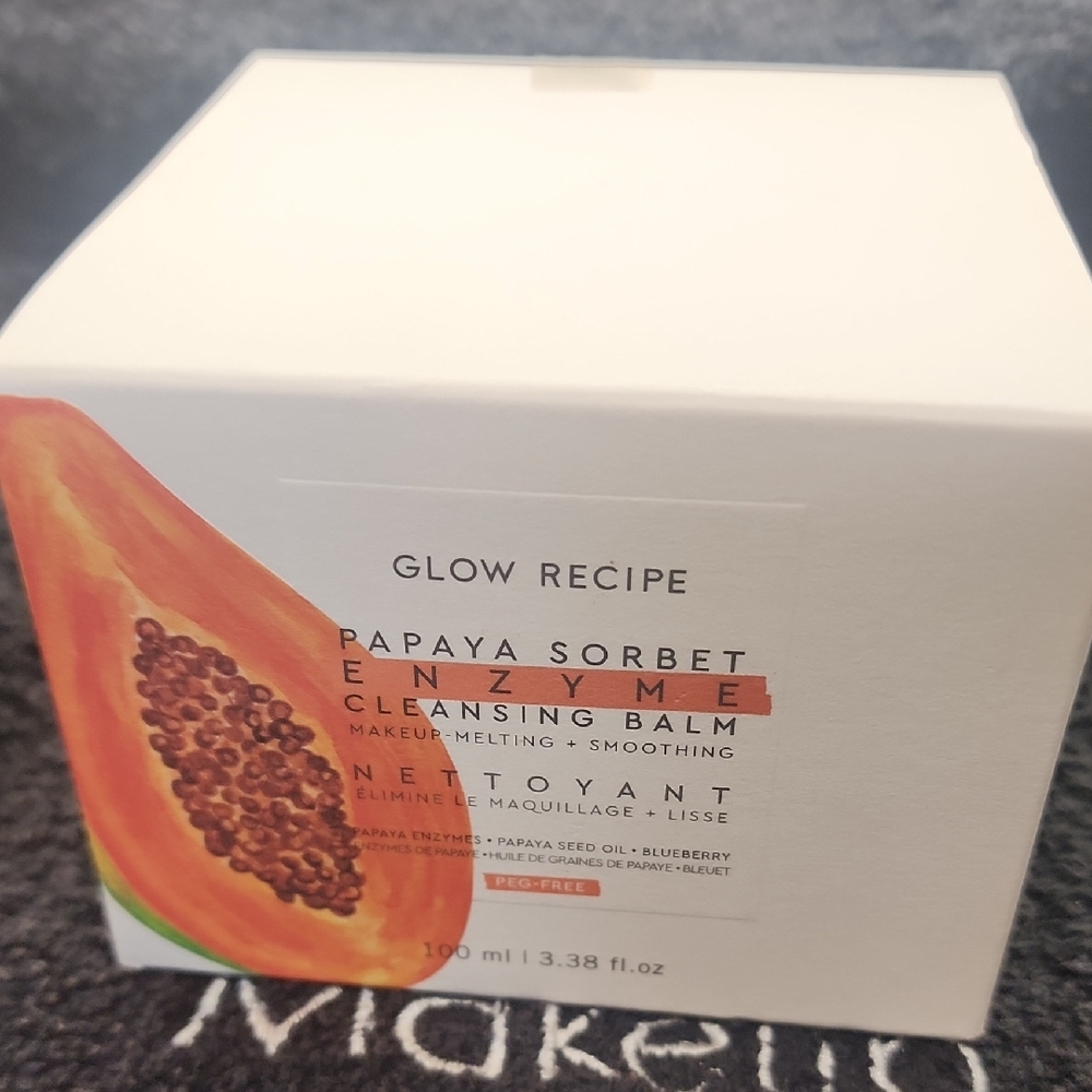 Glow Recipe Papaya Sorbet Cleansing Balm with Orange and White